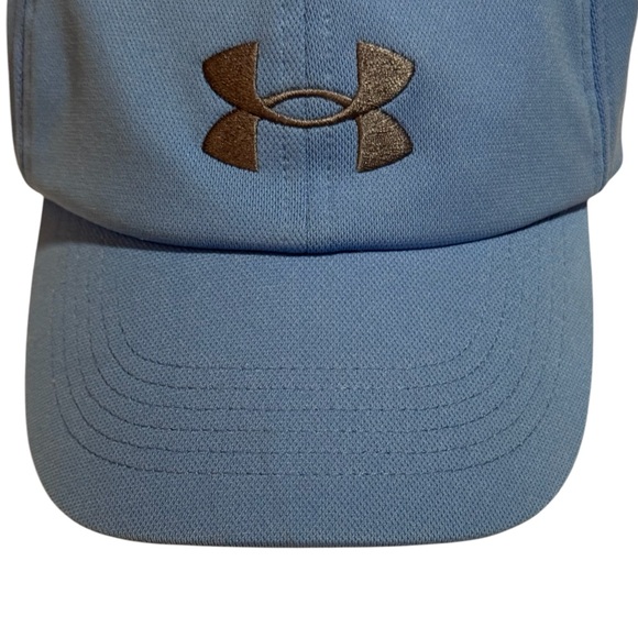 Under Armour Cool Headwear Women's Blue Free Fit Cap Hat EUC - Picture 2 of 6